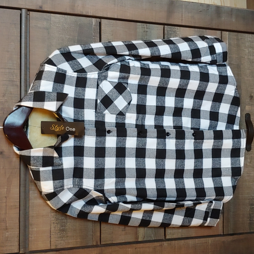 Style one flannel jacket